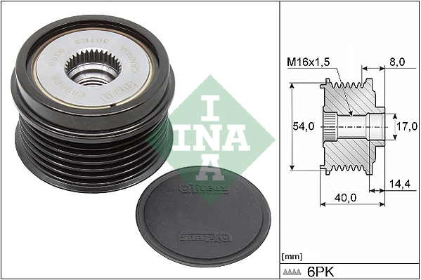 Alternator Freewheel Clutch